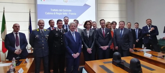 Sicurezza: riunione operativa tra Italia e Francia